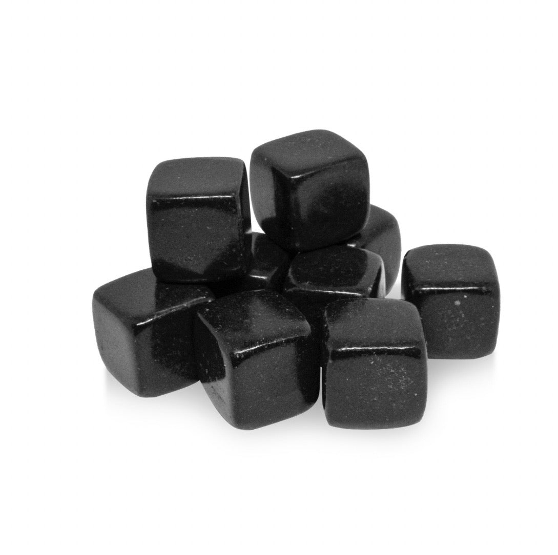 Personalised Black Basalt Whisky/Gin Stones Wooden Box Set