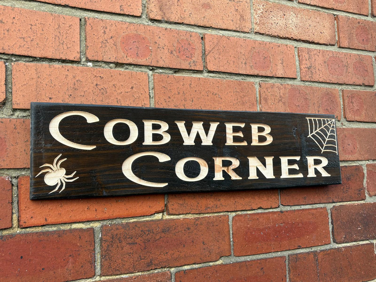 Custom Solid Wood Carved Rustic Sign 600mm wide