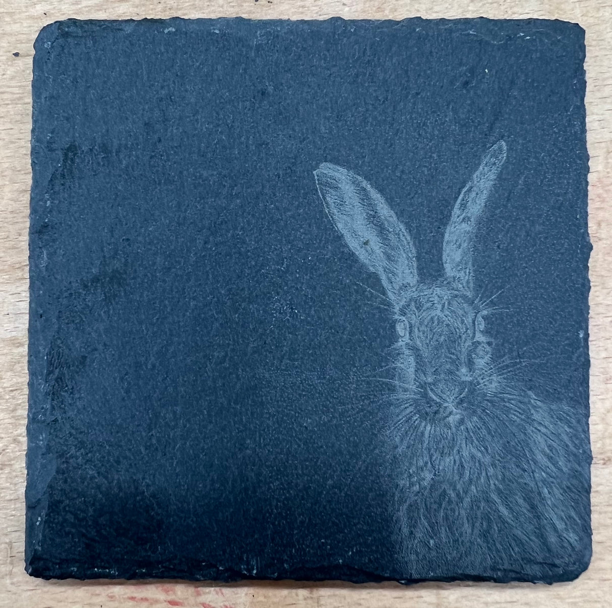 Laser Engraved Slate Coaster