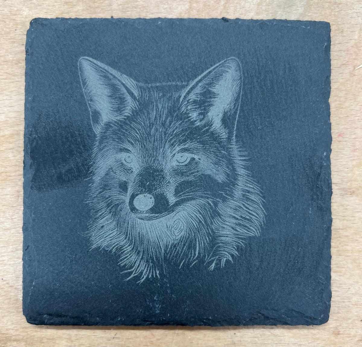 Laser Engraved Slate Coaster