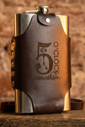 Massive personalised 64oz 1.8 litre hip flask with carry case and arm strap