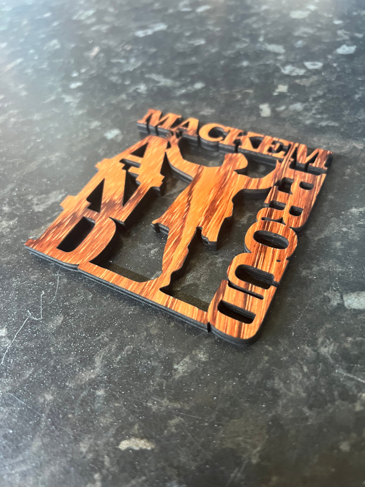 Wood Slogan Coasters (Sunderland themed)