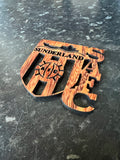 Wood Slogan Coasters (Sunderland themed)