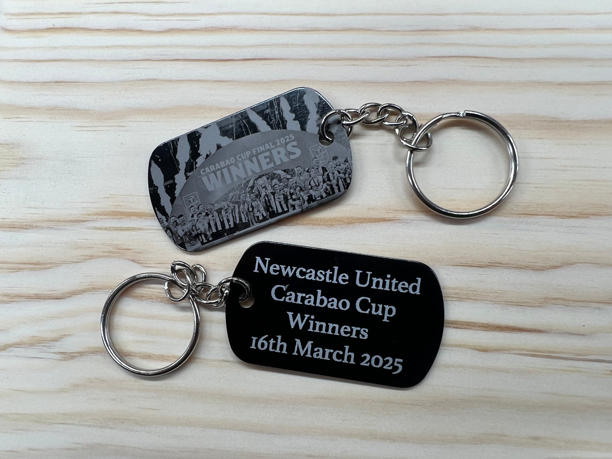 Anodised Aluminium Personalised Dog Tag Keyring