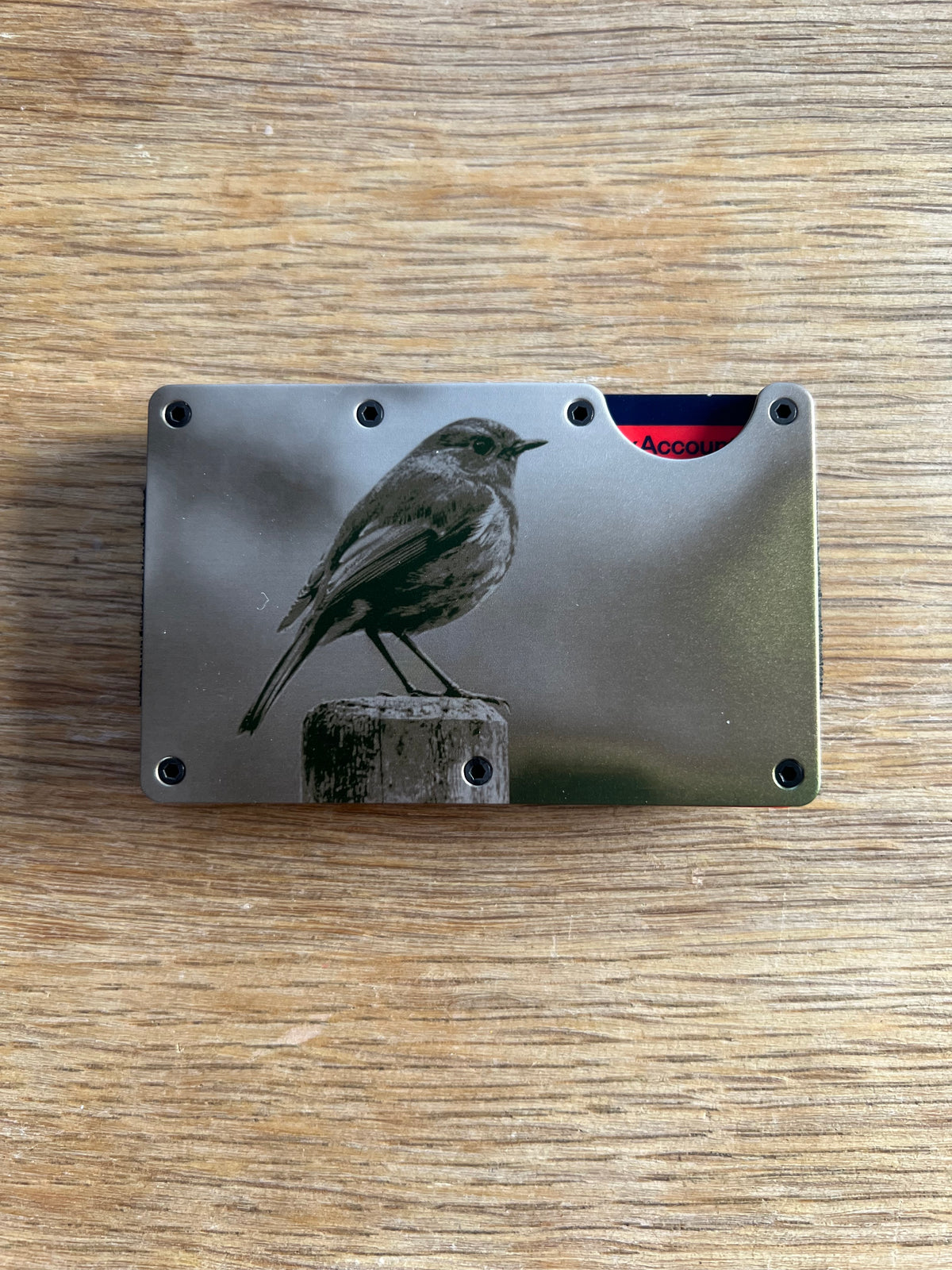 Personalised engraved RFID Wallet / Card Holder