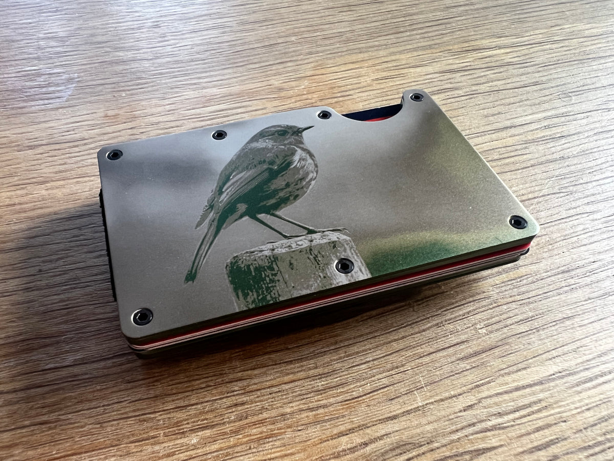 Personalised engraved RFID Wallet / Card Holder