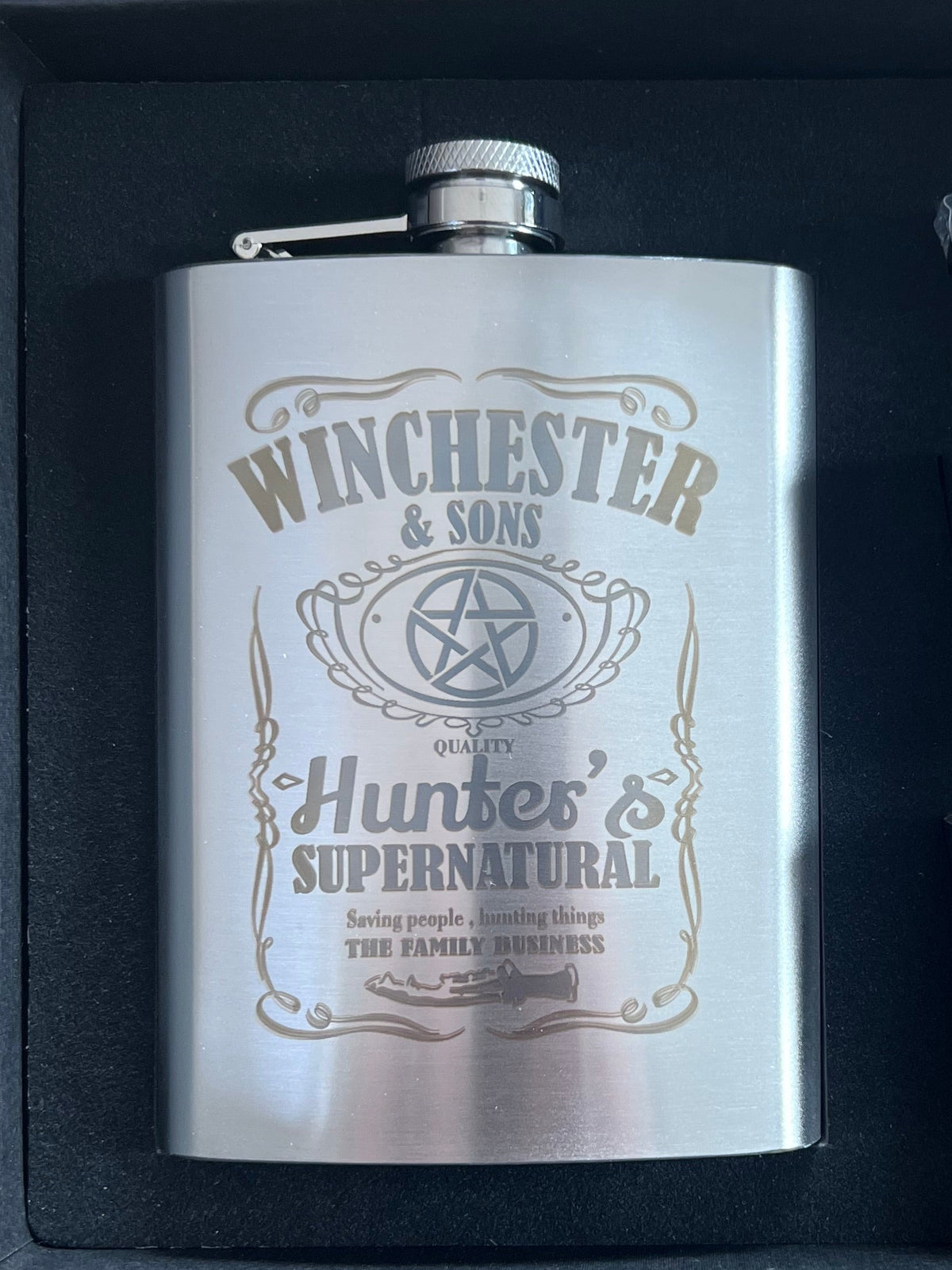 Personalised 6oz hip flask