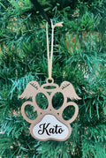 Personalised Dog Memorial Christmas tree decoration