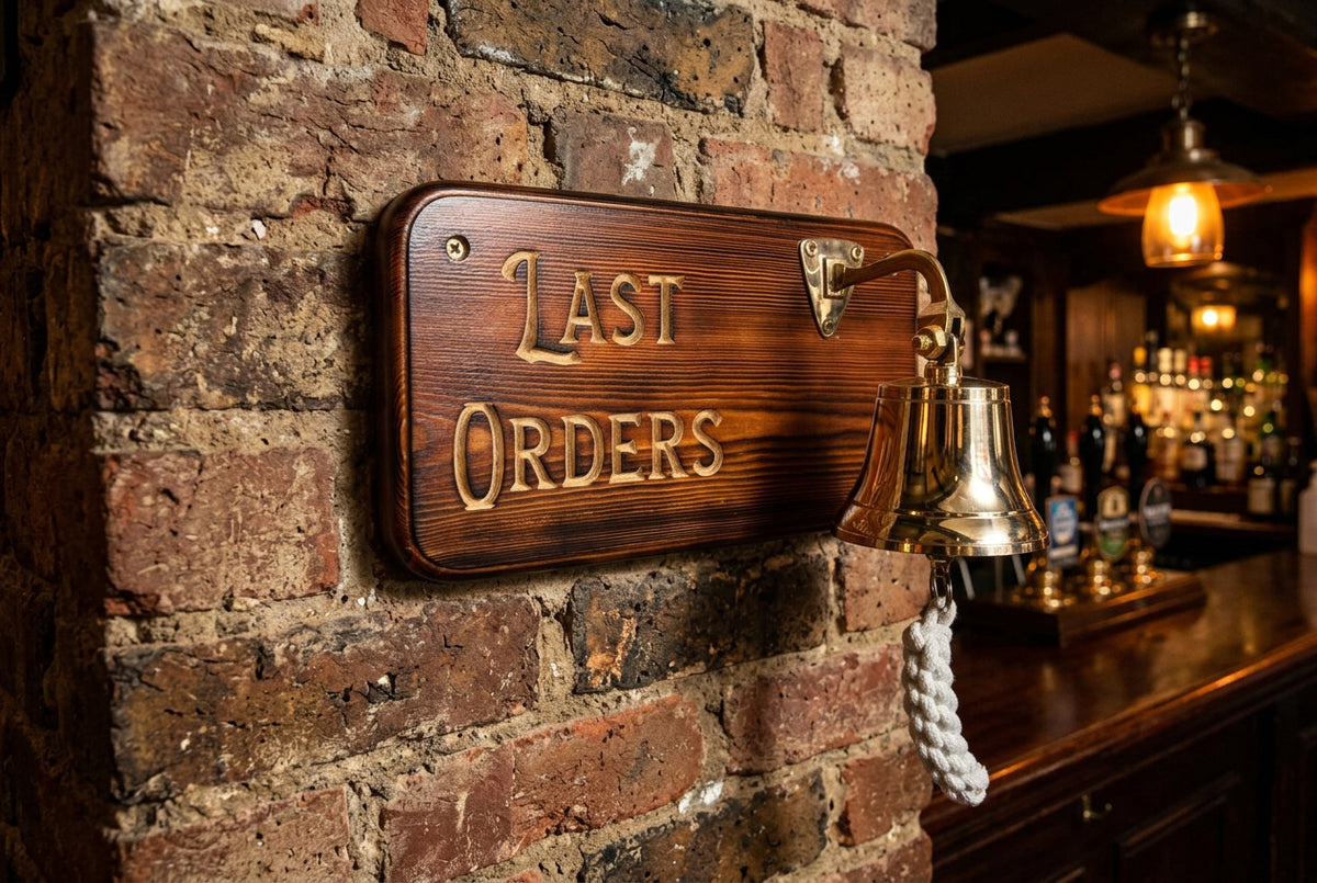 Handmade Last Orders Bell